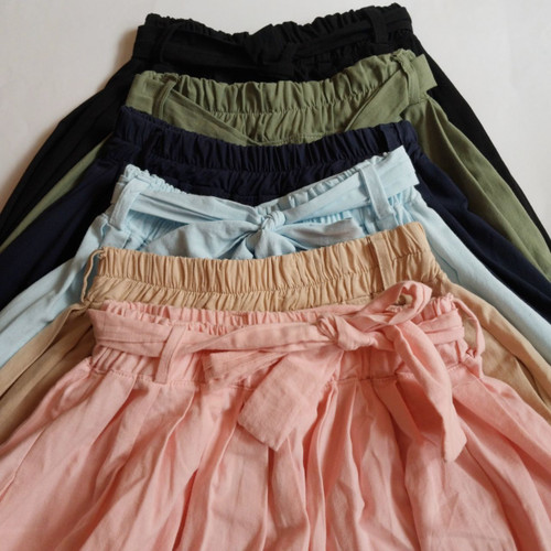 دامن وارداتی زارابا کمربند طرح خود پارچه ی دامن