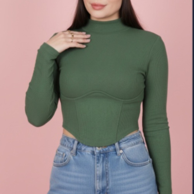 کراپ هلالی کاپدار در ۵ رنگ زیبا جتس کبریتی ۱۰۰درصد پنبه فری سایز دخترانه وزنانه