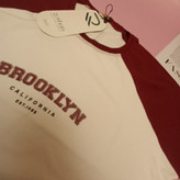 تیشرت زنانه نخ پنبه مدل BROOKLYN دو رنگ